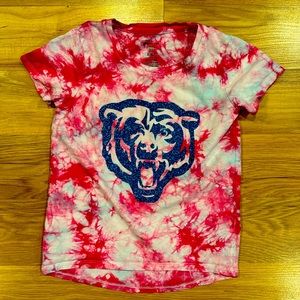 NWOT Girls Chicago Bears - “made by @angietito” graphic T- Shirt - Size 6/6x